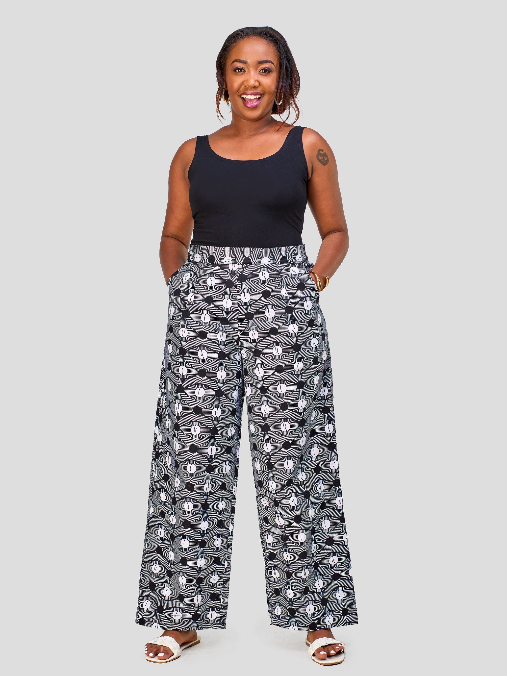 Vivo Safari Wide-Leg Pants - Marula