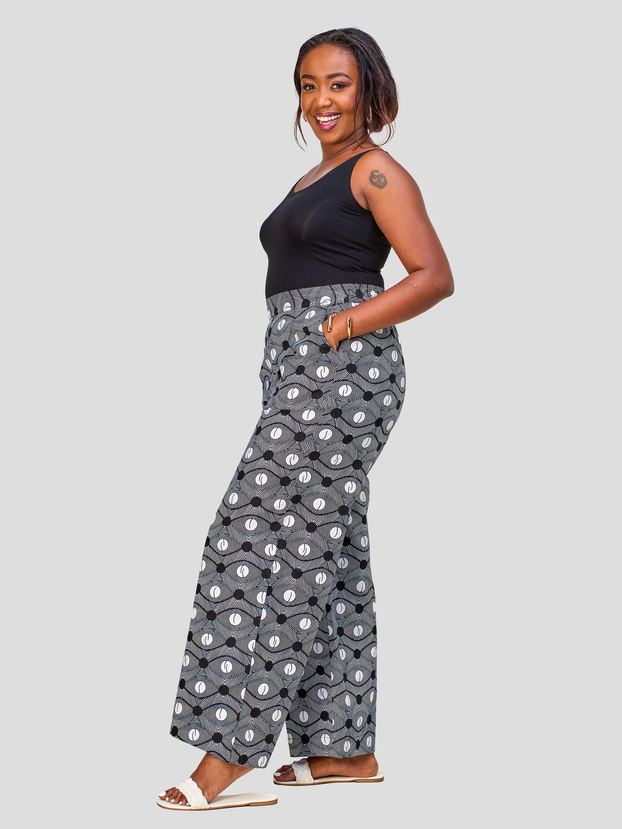 Vivo Safari Wide-Leg Pants - Marula