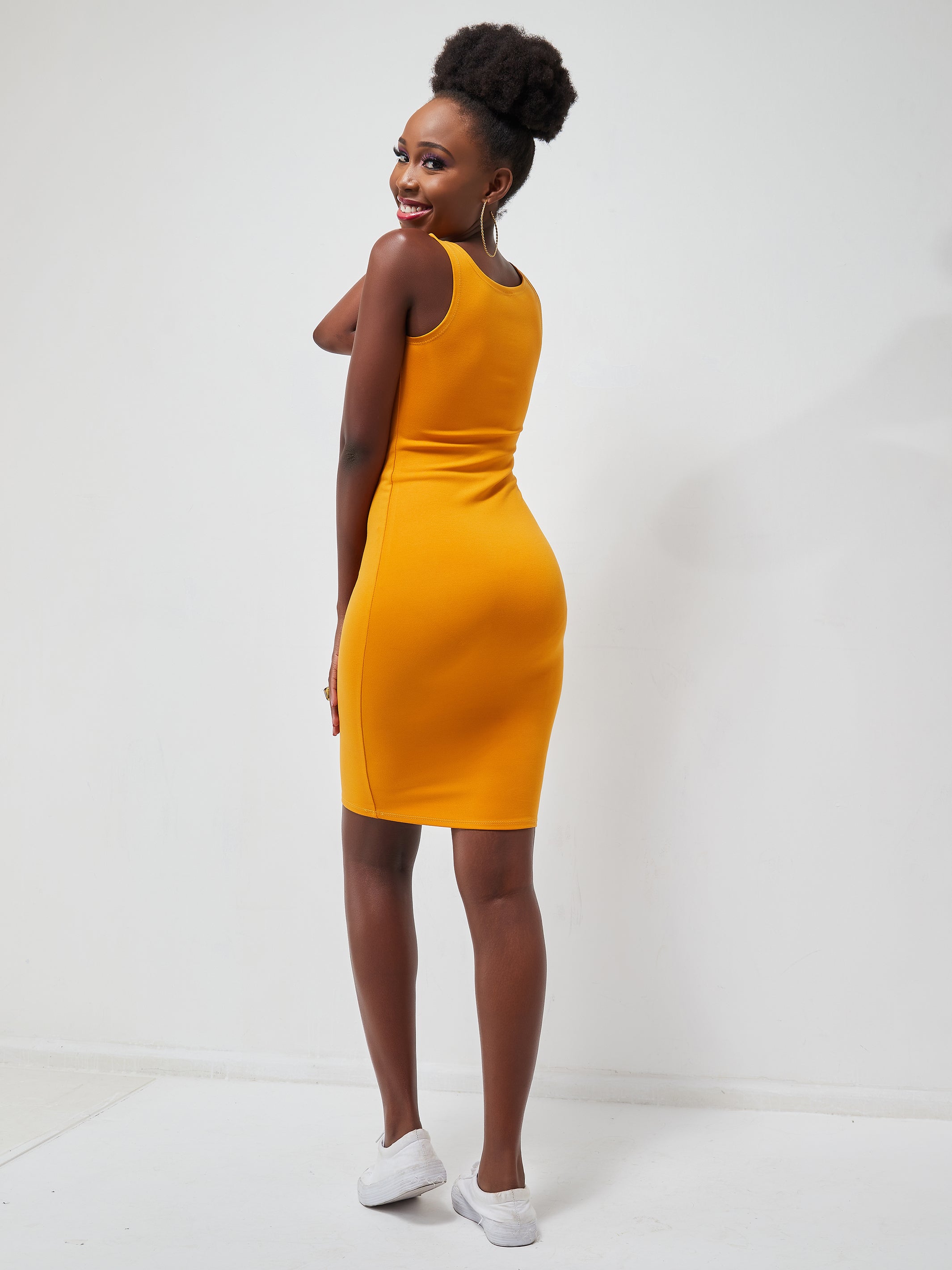 Zoya Basic Bodycon - Mustard