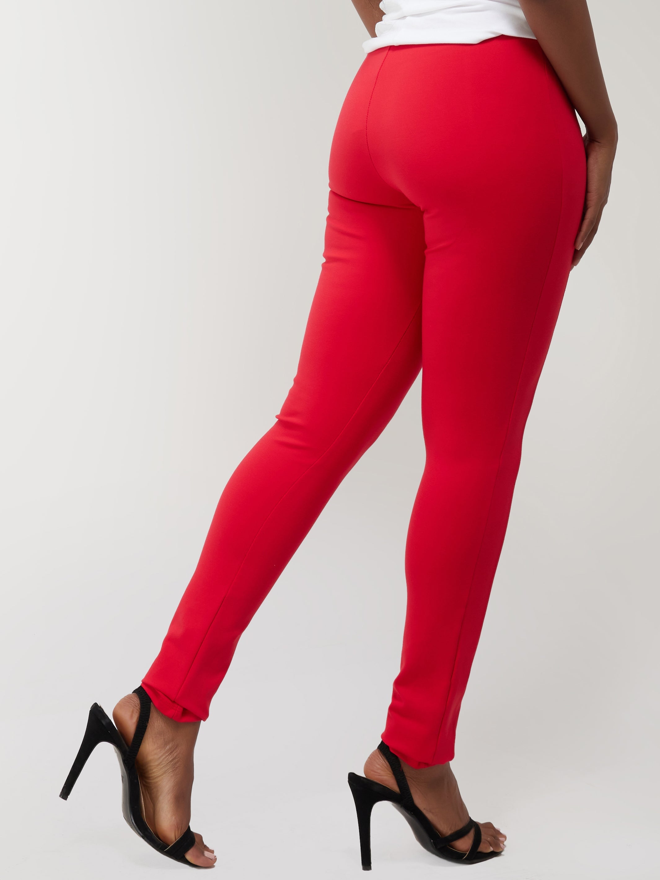 Vivo Basic Panelled Leisure Pants - Red