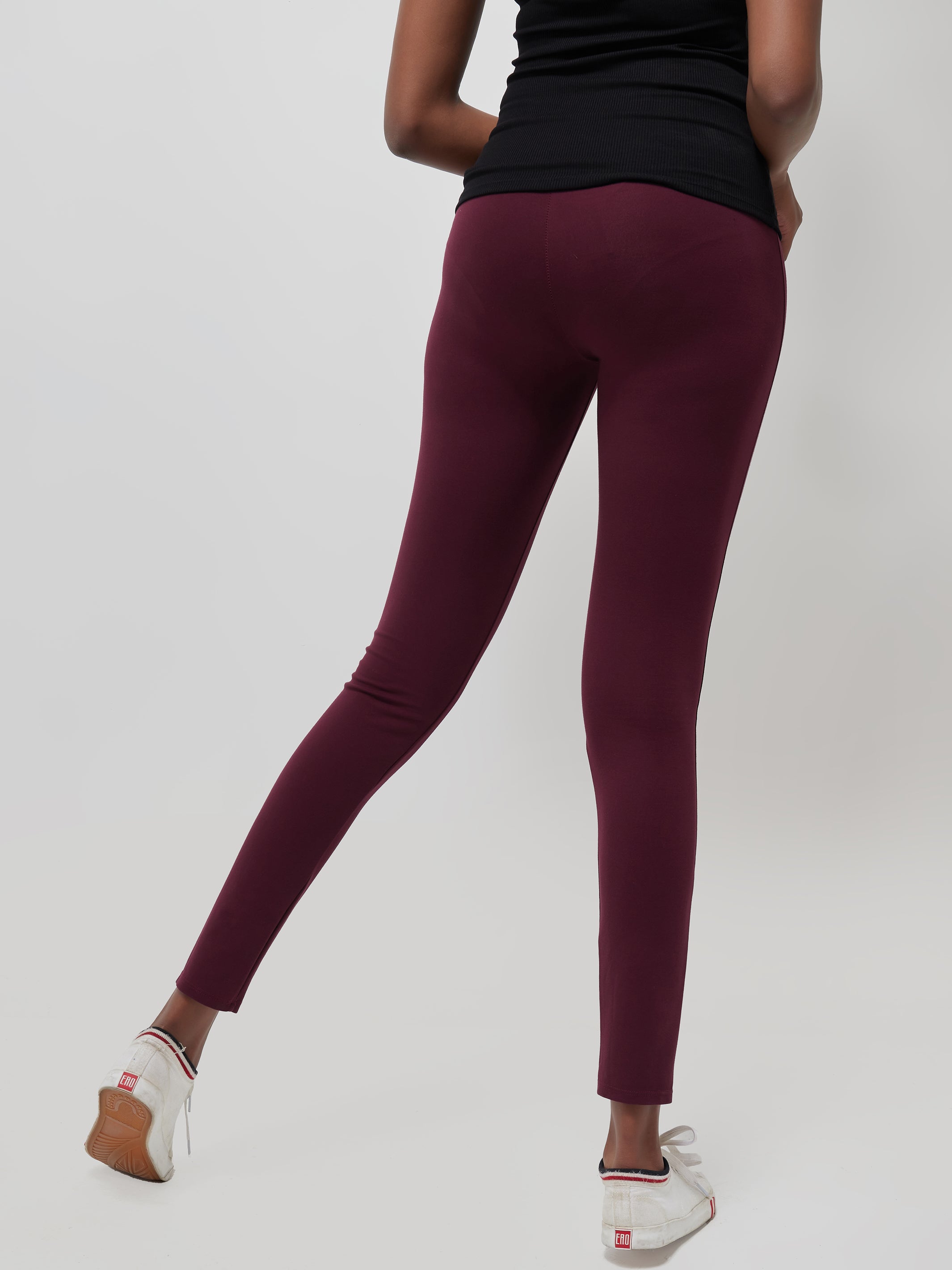 Vivo Basic Leisure Pants - Maroon