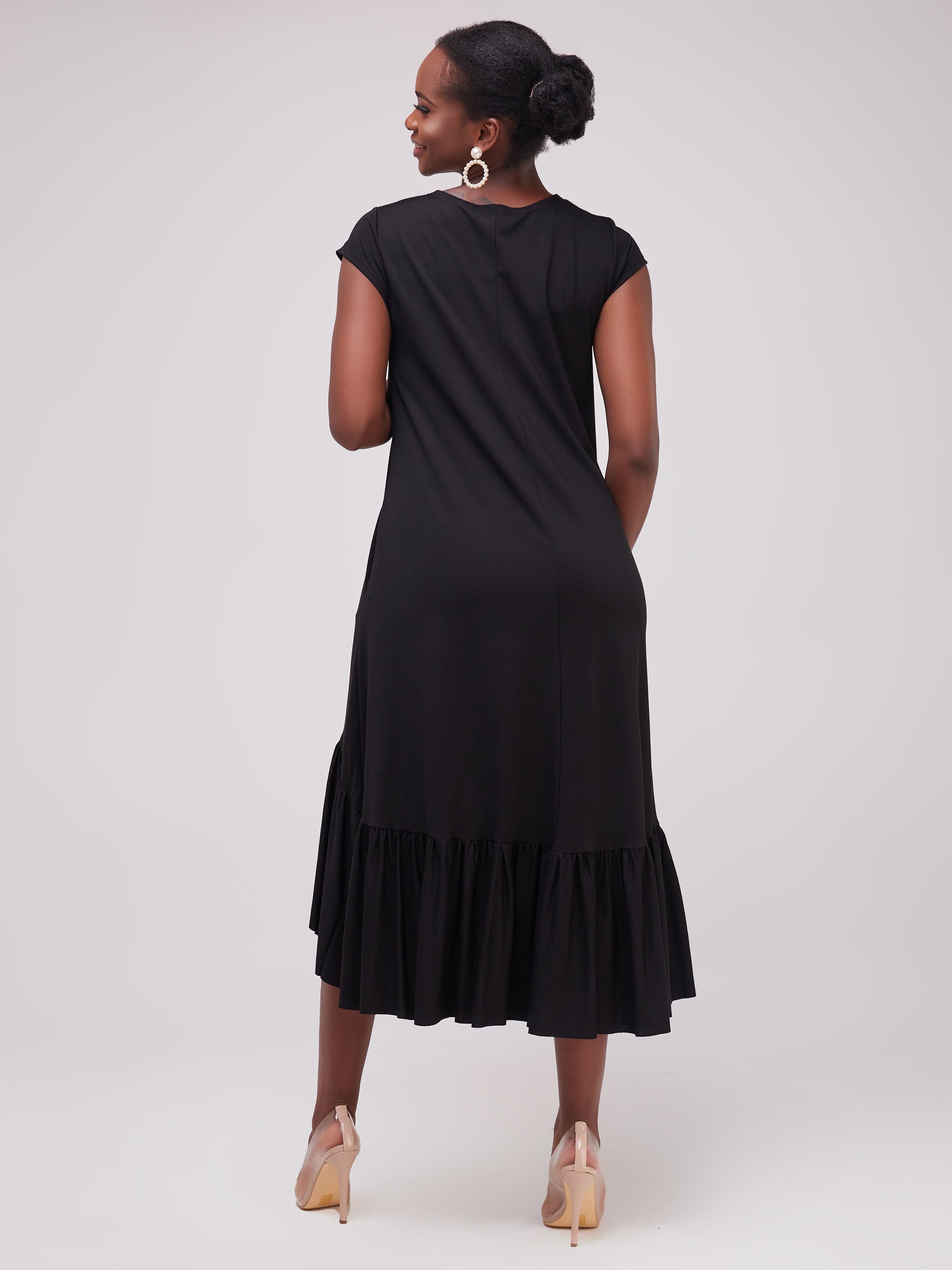 Vivo Lindi High Low Dress - Black