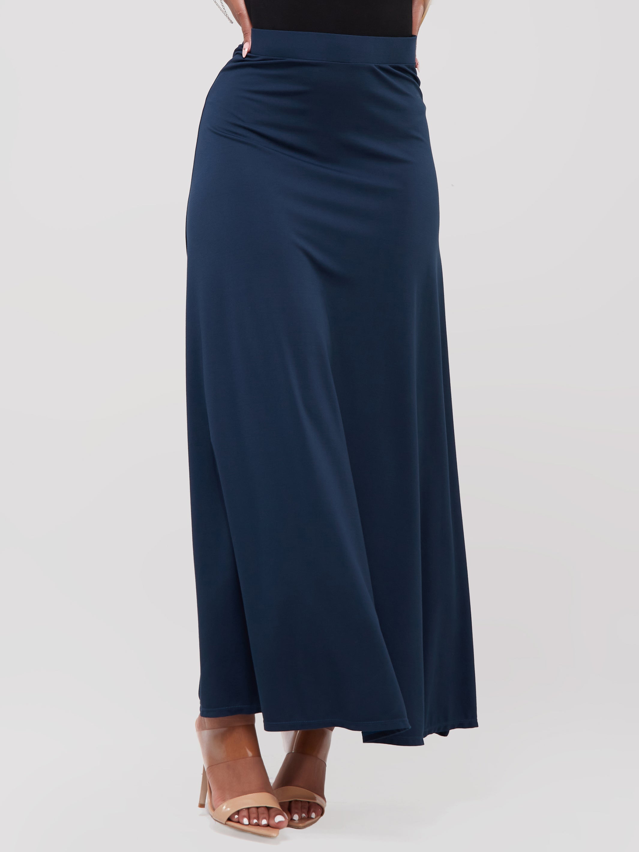 Vivo Ponte Maxi A-Line Skirt - Dark Teal