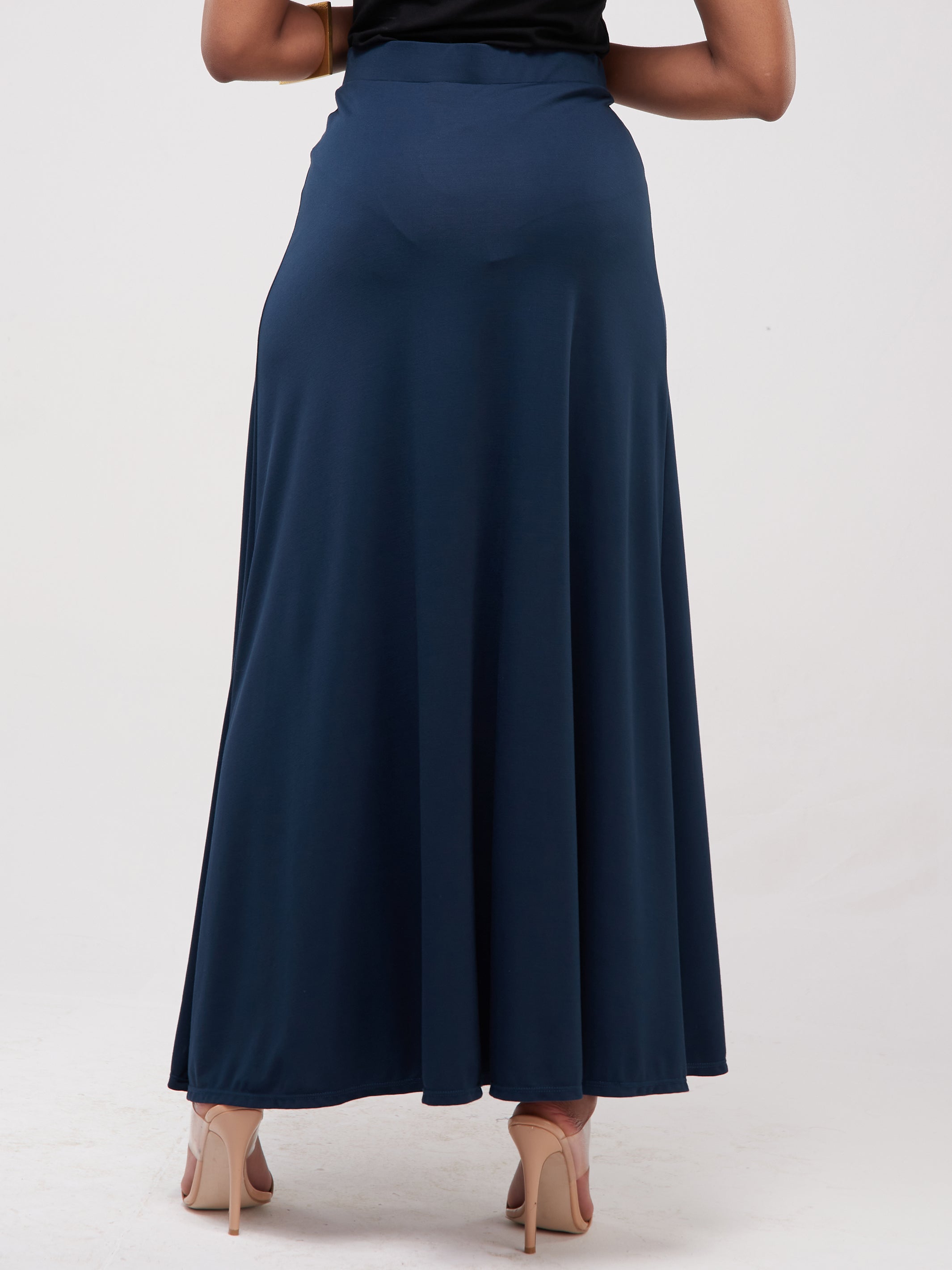 Vivo Ponte Maxi A-Line Skirt - Dark Teal