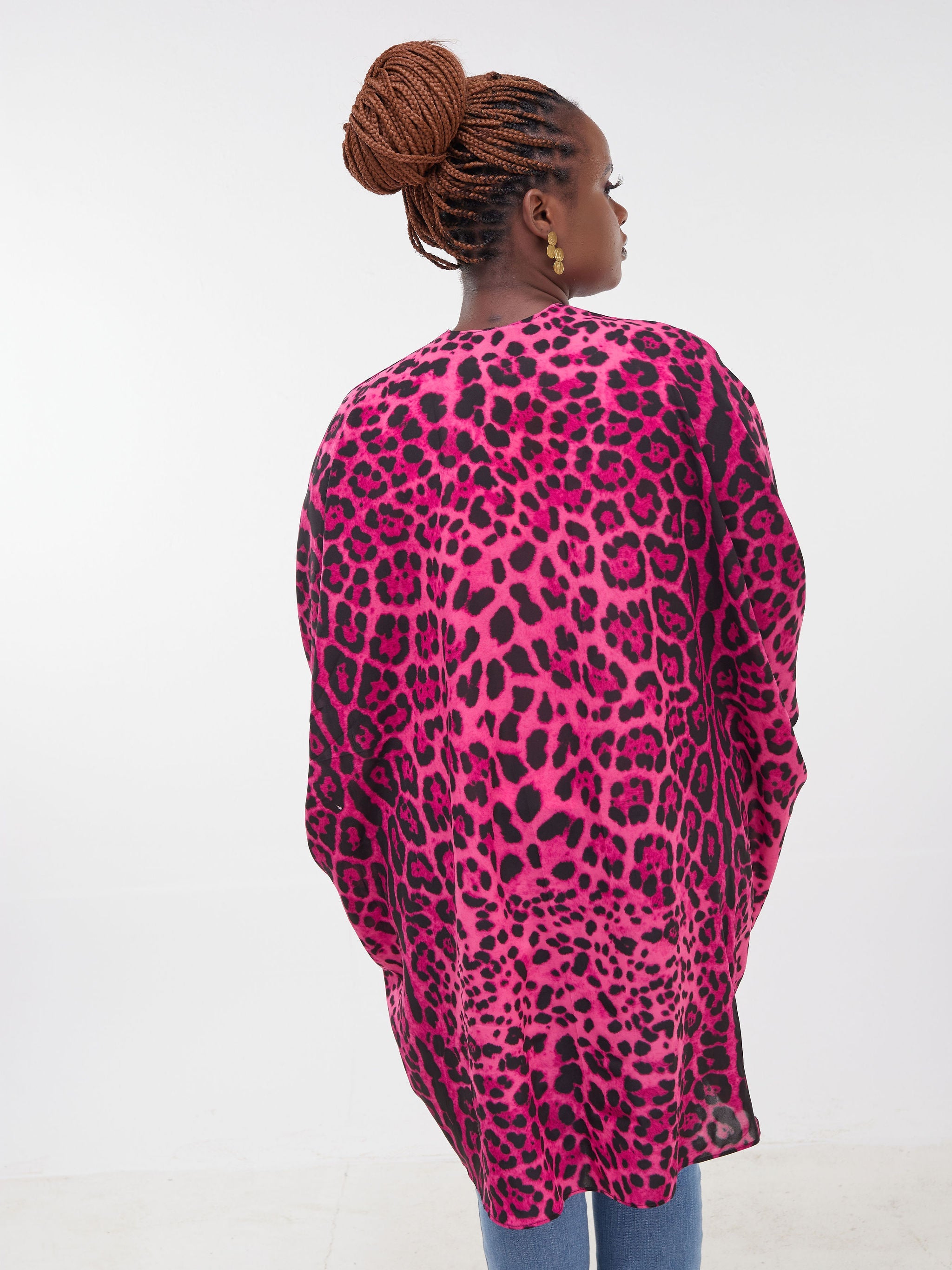 Safari Maisha Butterfly Waterfall - Pink Animal Print