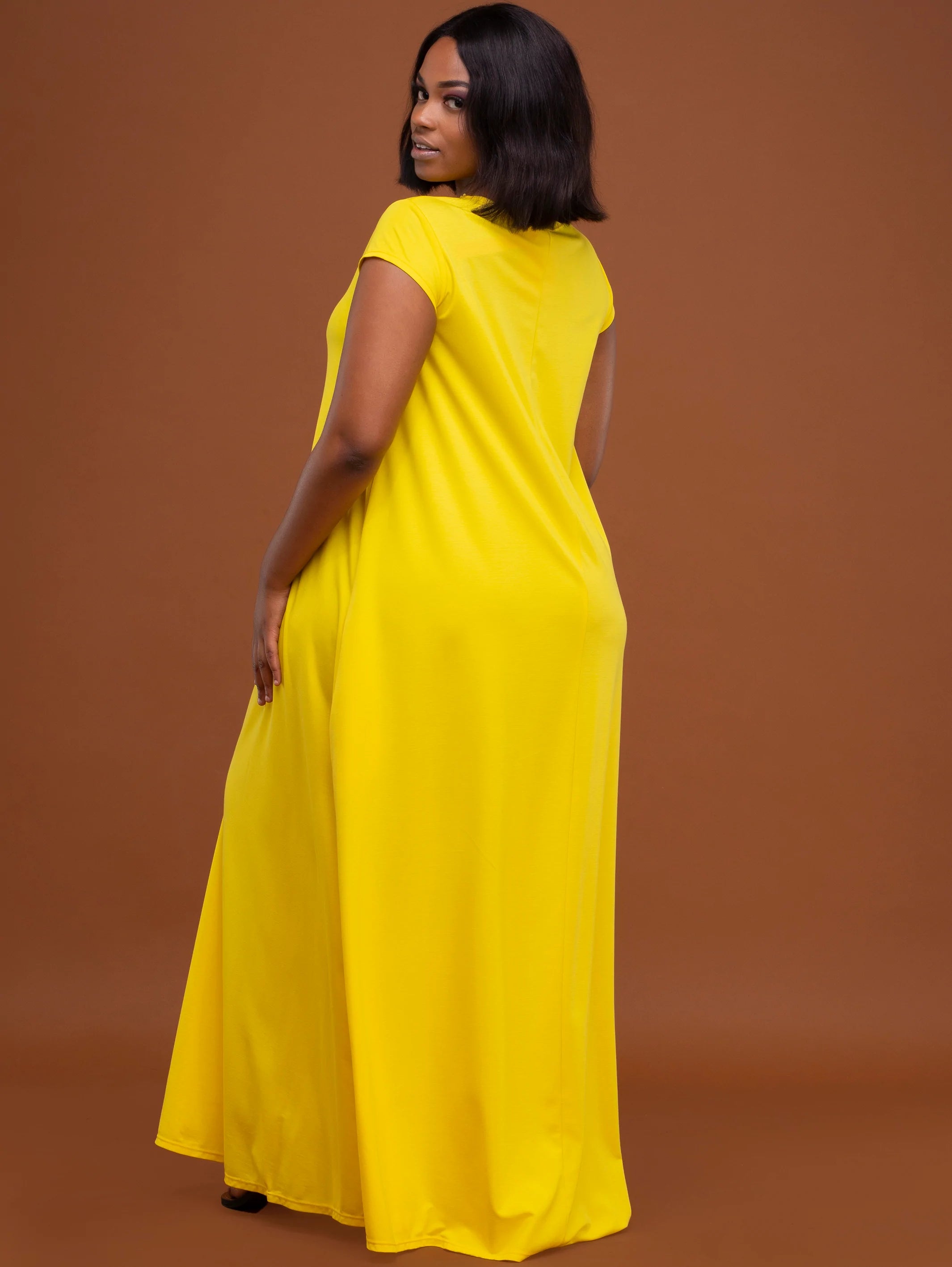 Vivo Sierra Tent Maxi Dress - Yellow